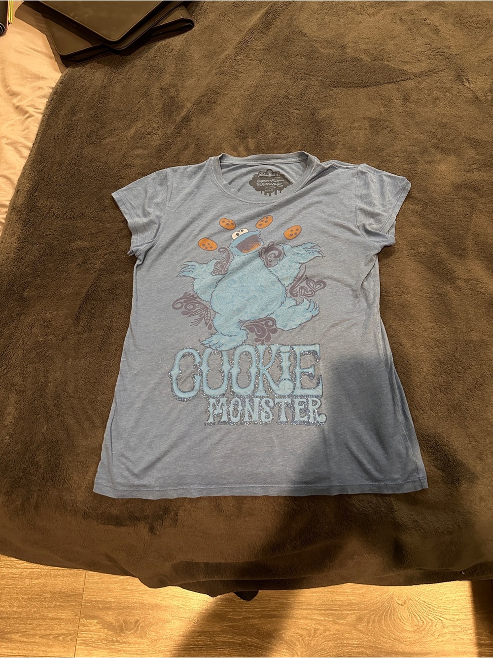 Vintage Sesame Street Cookie Monster Women’s T-Shirt Size XL Pre-Owned
